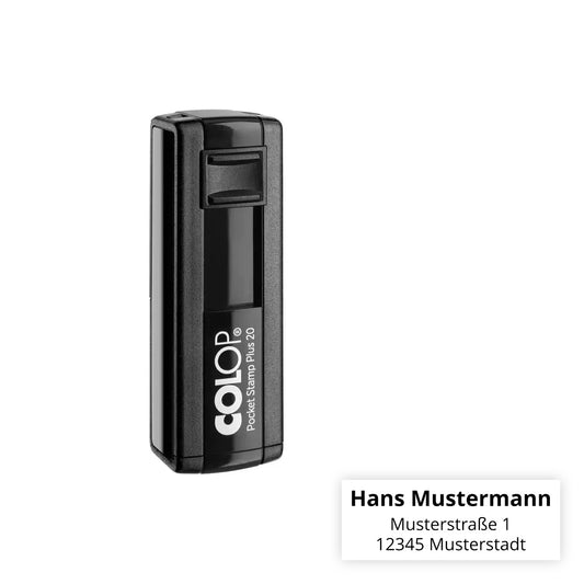 Mobiler Adressstempel - Colop Pocket Stamp Plus 20