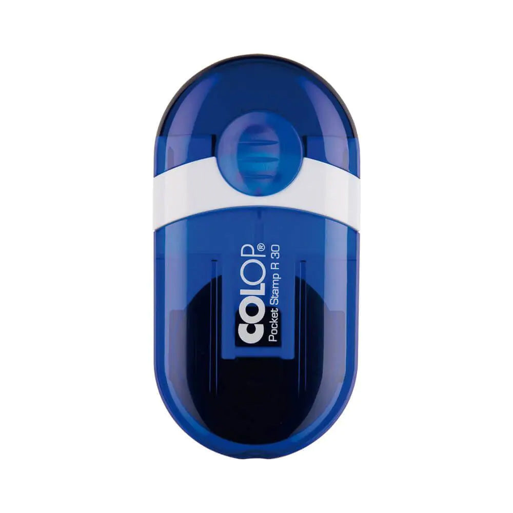 Runder Adressstempel mit Logo - Colop Pocket Stamp R30