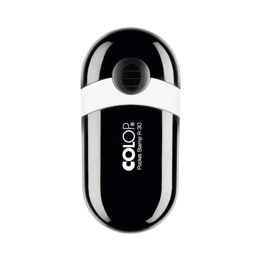 Runder Adressstempel mit Logo - Colop Pocket Stamp R30