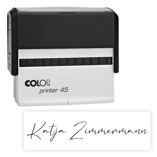 Extra-breiter Unterschriftsstempel - Colop Printer 45