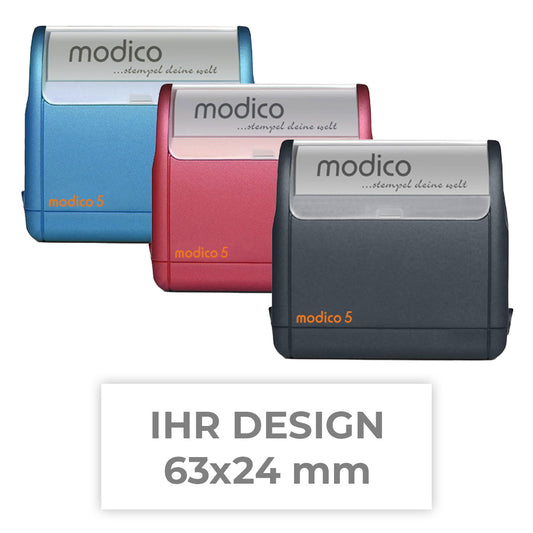 Modico 5 Flashstempel mit eigenem Design