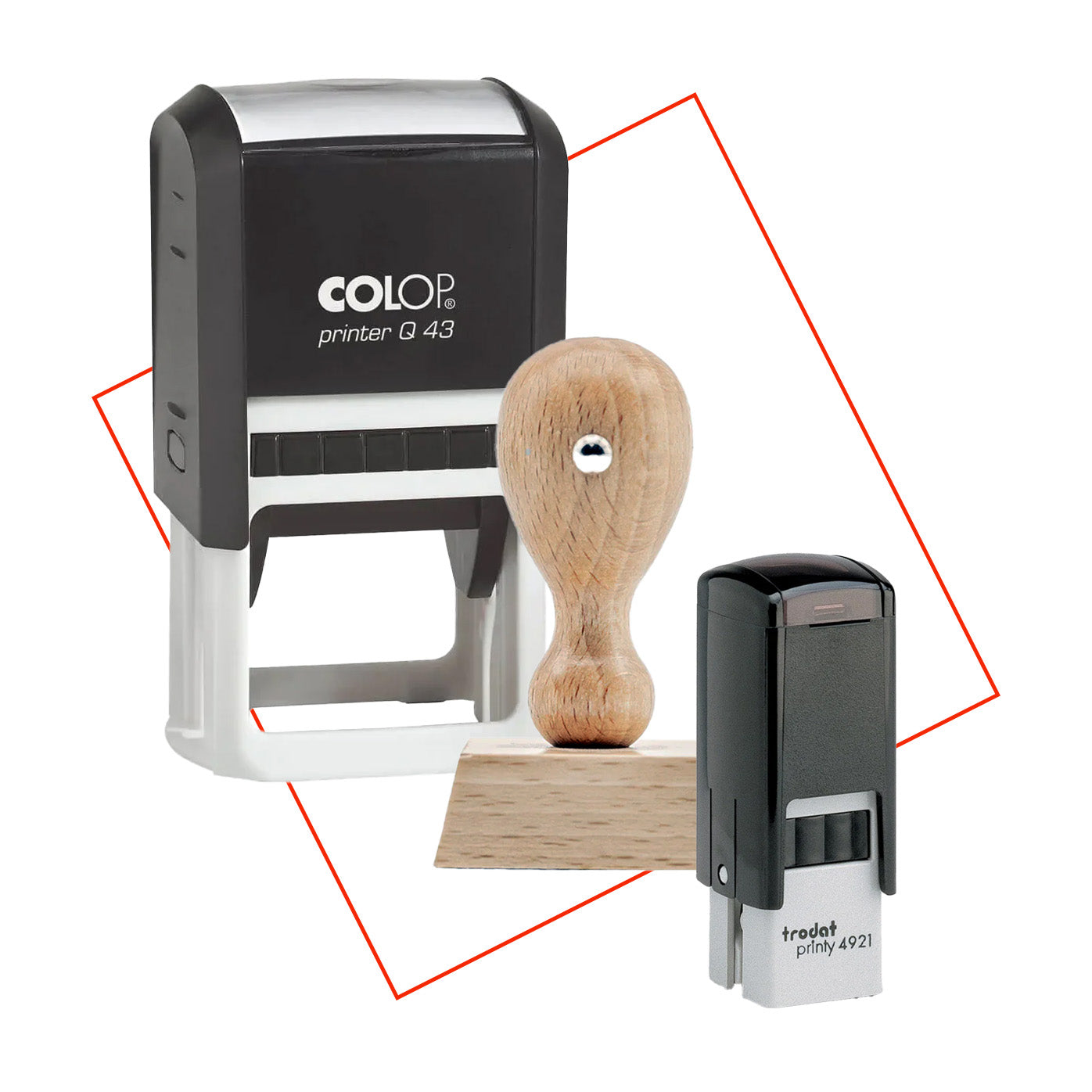 Quadratische Stempel