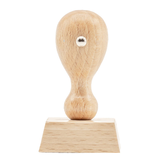 Quadratischer Holzstempel